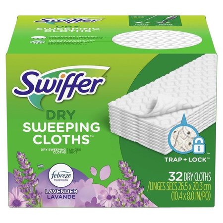 9 ELEMENTS Swiffer Sweeper Polyester Blend Dry Mop Refill 32 pk 15849